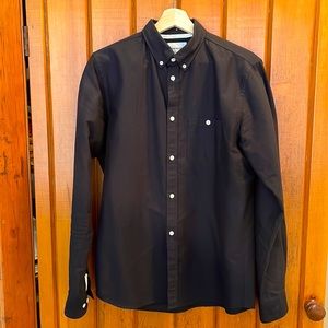 Gently worn Norse Projects slim fit black button up